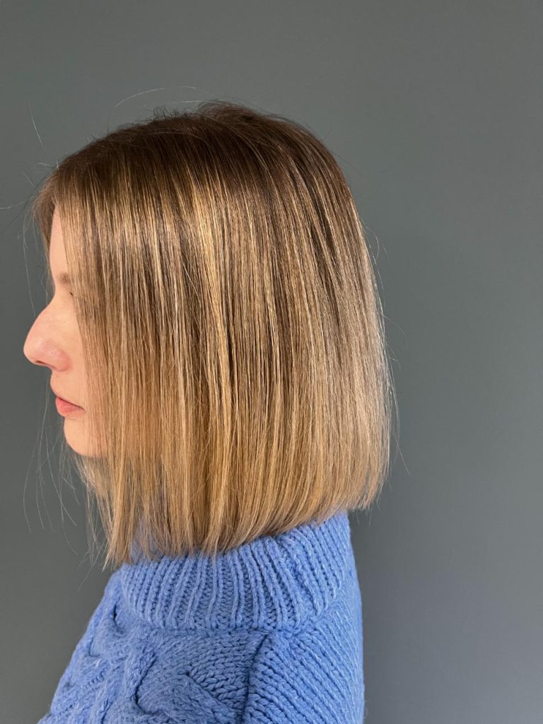 Haar mit sanften Wellen
